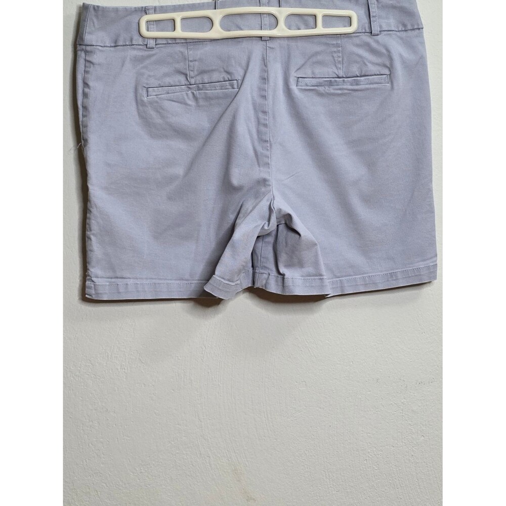 LOFT Women's White Shorts with Light Brown Floral Print